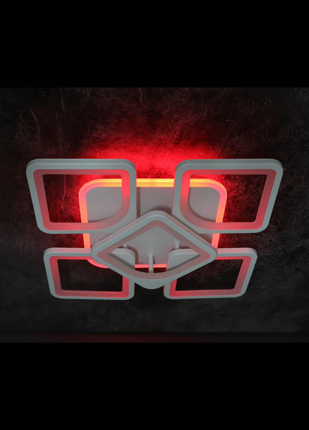 Люстра потолочная LED с пультом A2281/4+1S-RGB-wh Белый 11х40х40 см. Handmade (234539958)