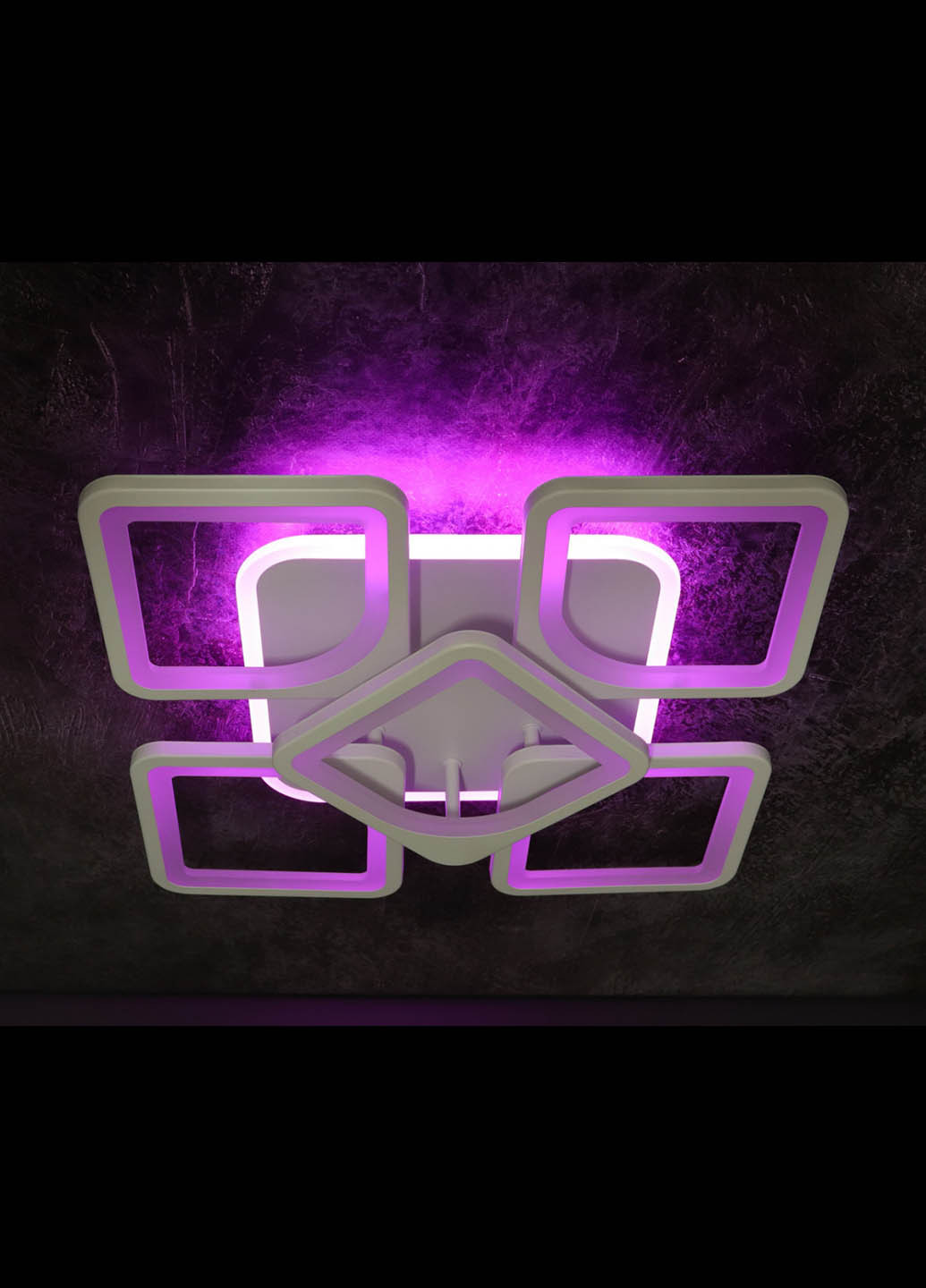 Люстра потолочная LED с пультом A2281/4+1S-RGB-wh Белый 11х40х40 см. Handmade (234539958)