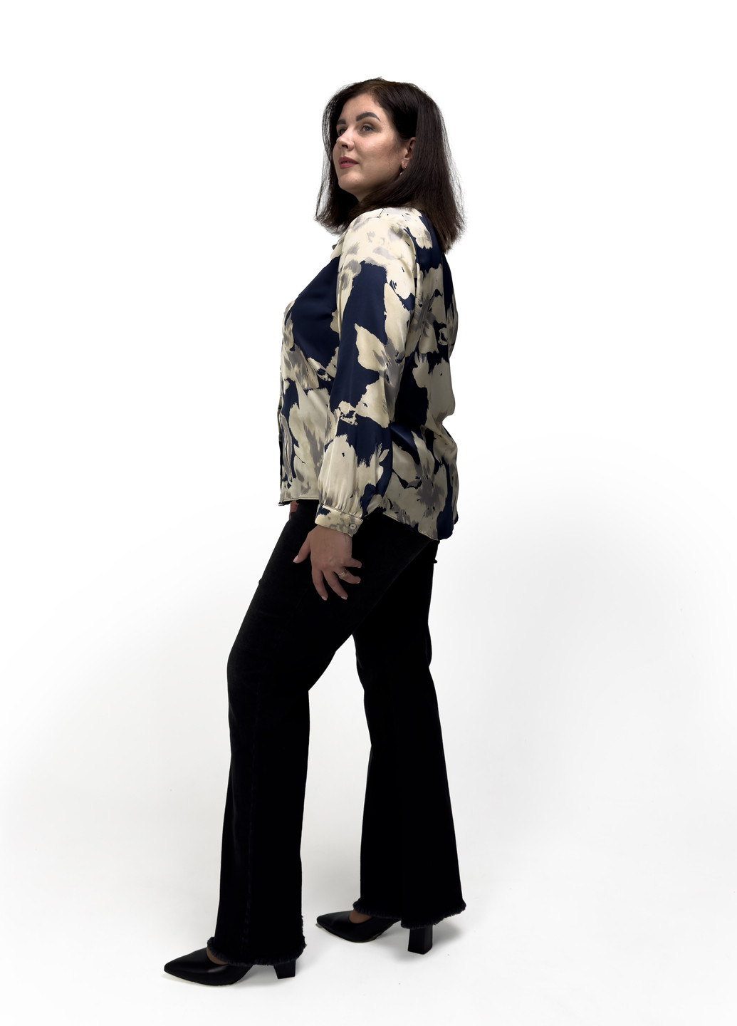 Синяя блуза Modalinda