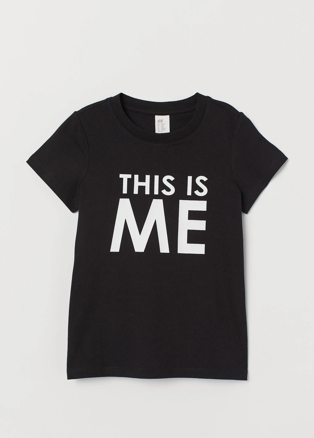 Чорна літня футболка H&M