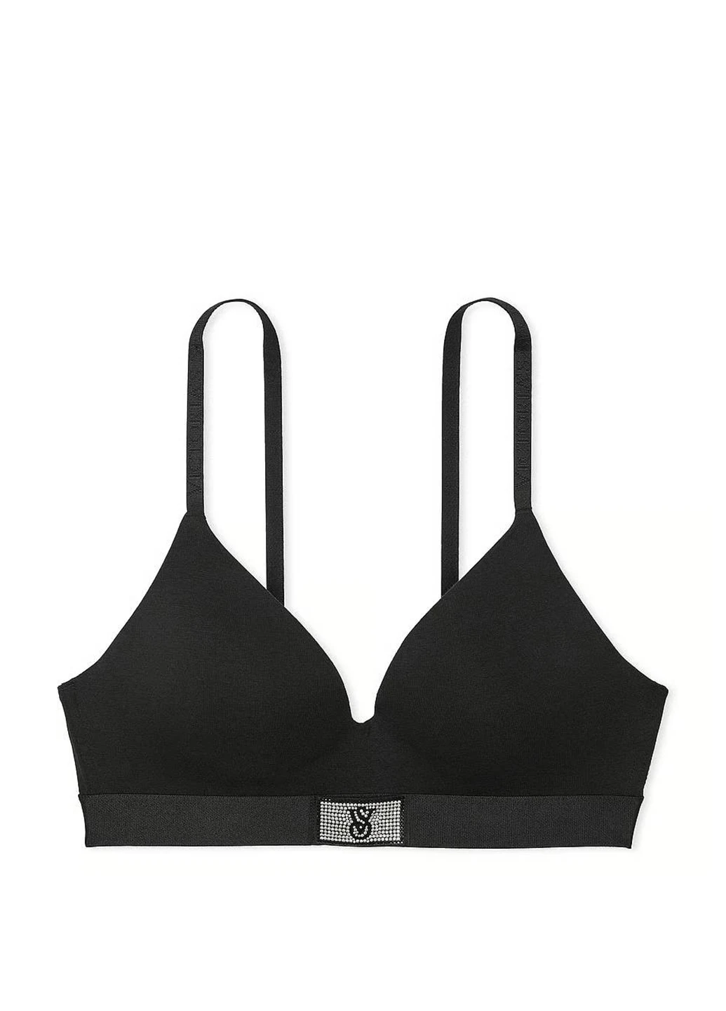 Черный демисезонный комплект (бюстгальтер, трусики) Victoria's Secret