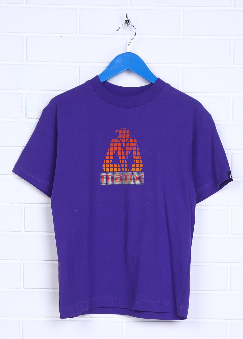 Фиолетовая летняя футболка с коротким рукавом Matix