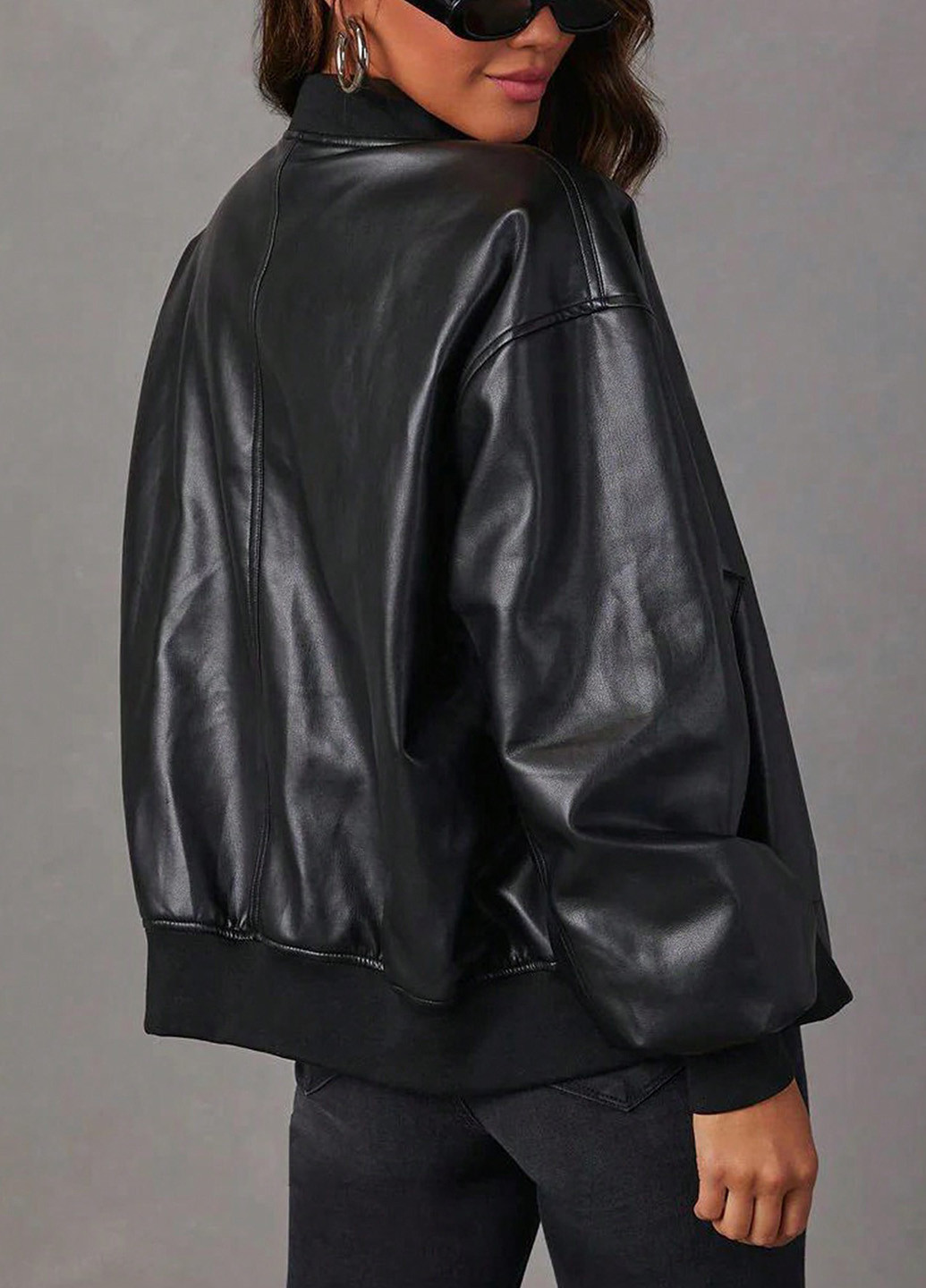 Бомбер SHEIN на молнии (343315968)