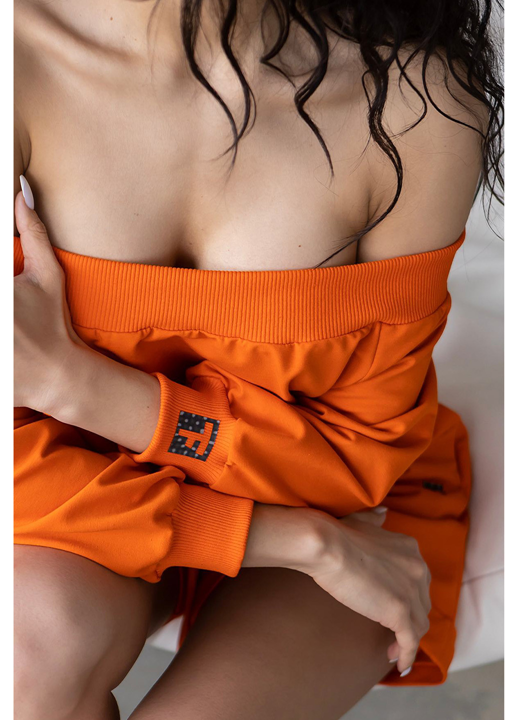 Оранжевая демисезонная блуза TOTALFIT