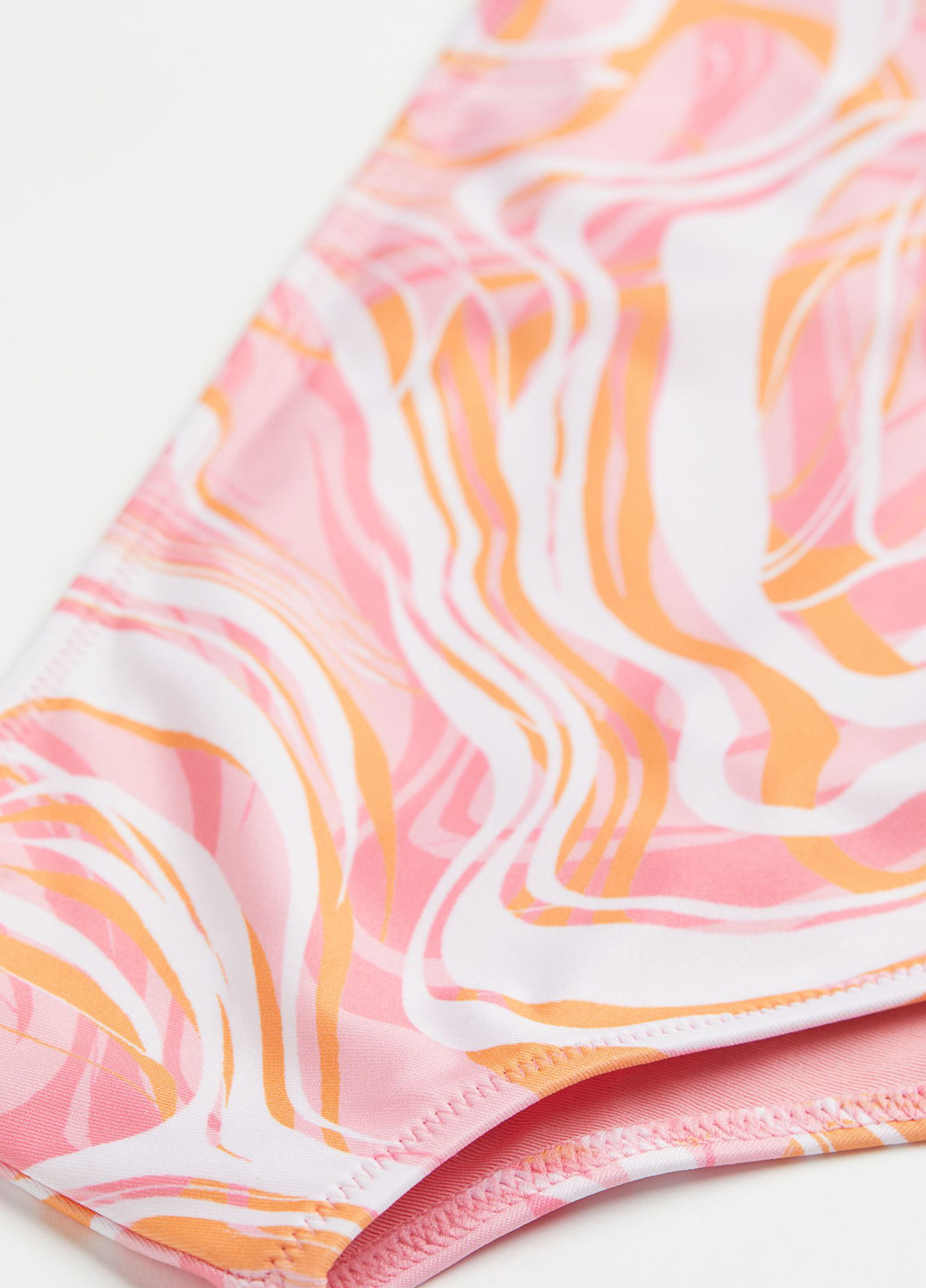 Розовые купальные трусики-плавки с абстрактным узором H&M