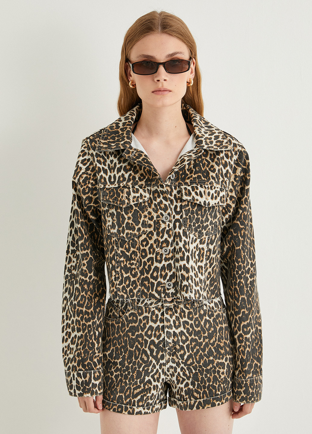 Коричнева демісезонна куртка KOTON