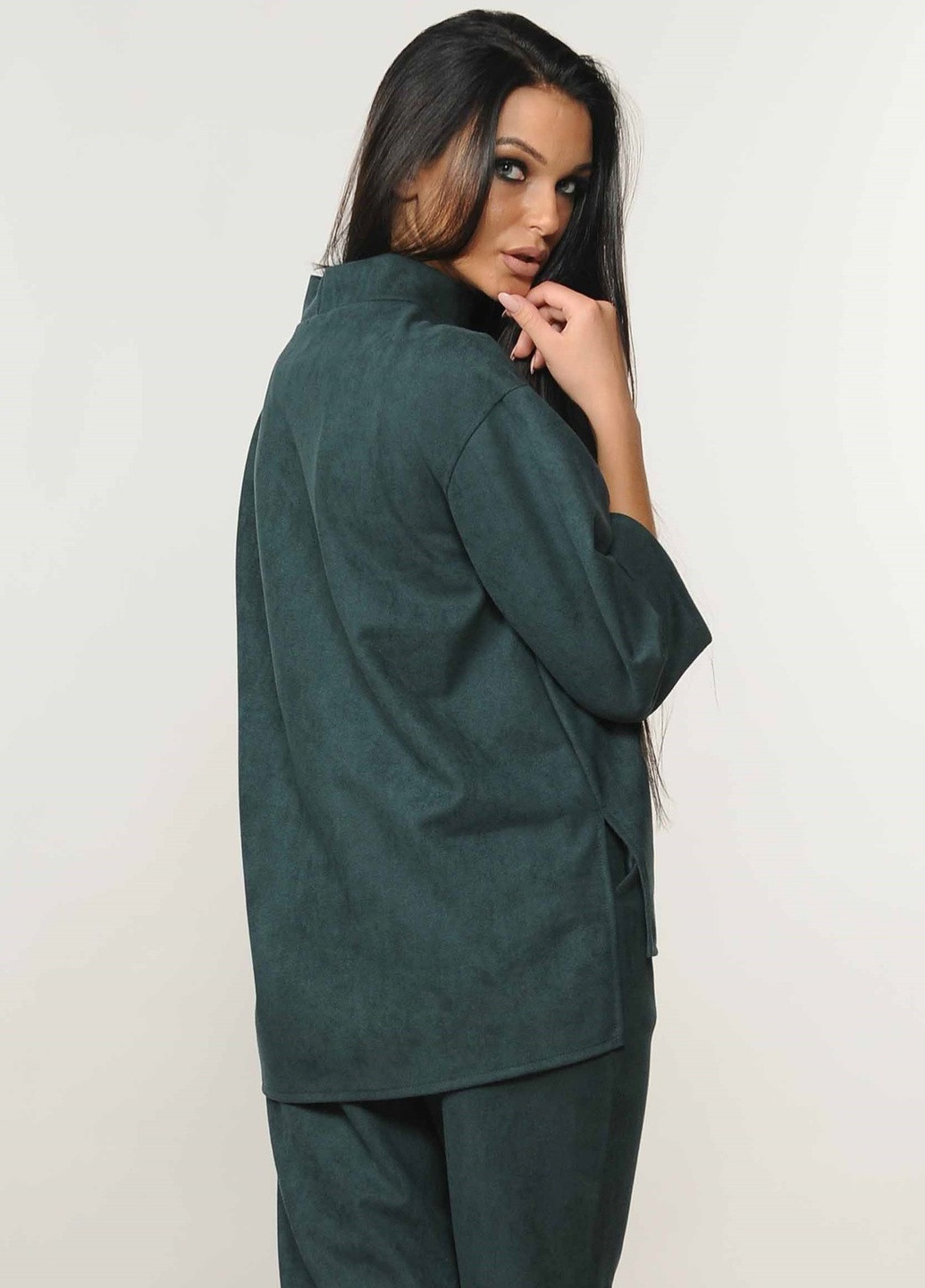 Темно-зелена блуза рі марі роу бл 30.1-74 / 18 смарагд Ри Мари