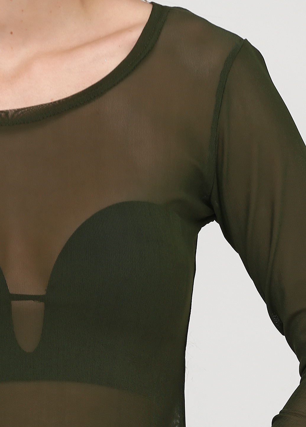 Оливковая (хаки) демисезонная блуза Style
