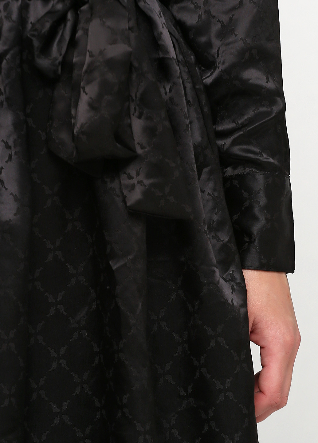 Черное кэжуал платье клеш Desires с абстрактным узором