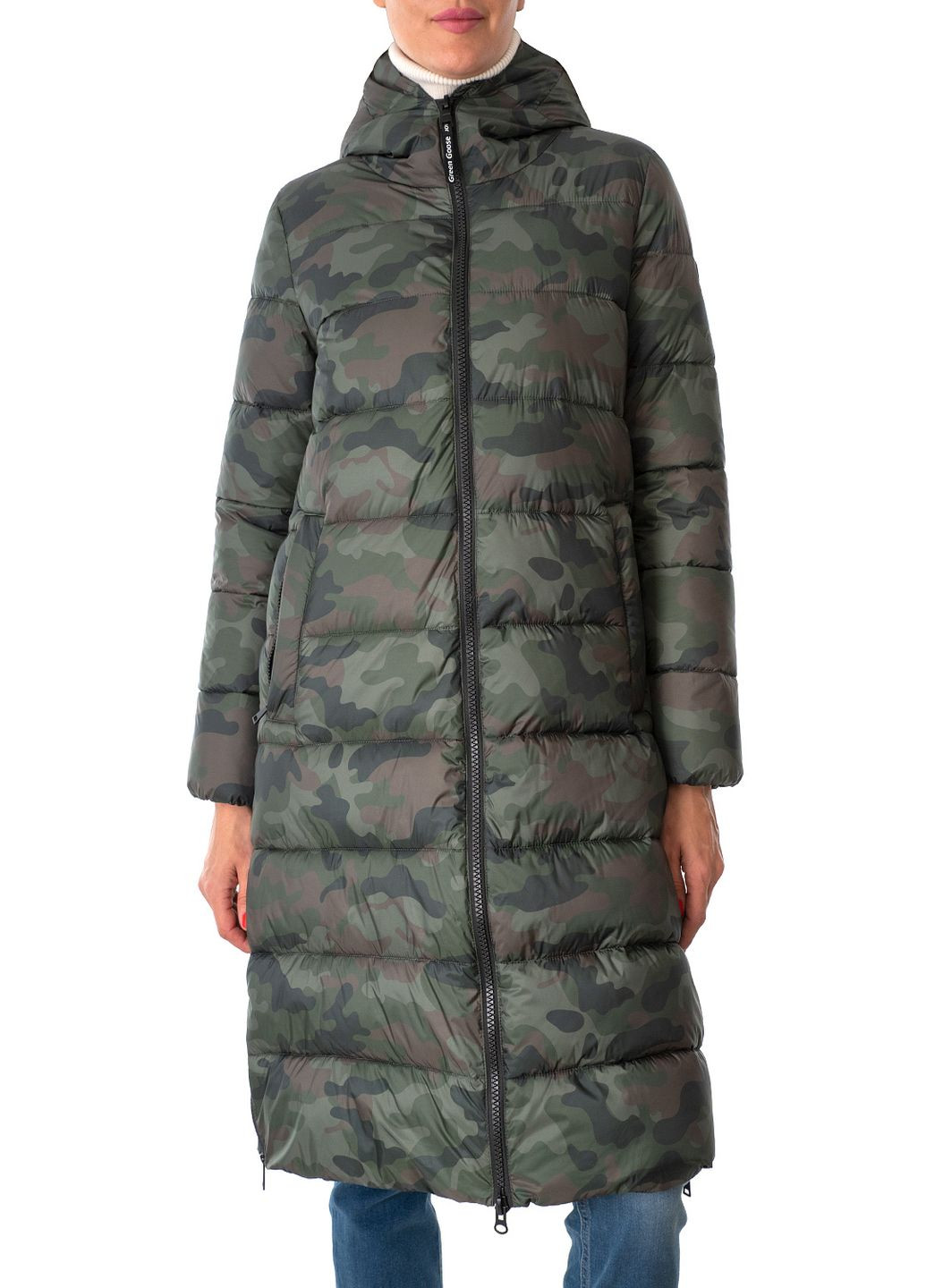 Комбинированная зимняя куртка GREEN GOOSE