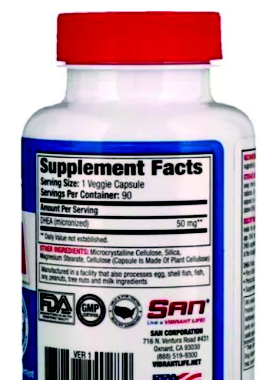 DHEA 50 mg 90 сaps San (254371748)