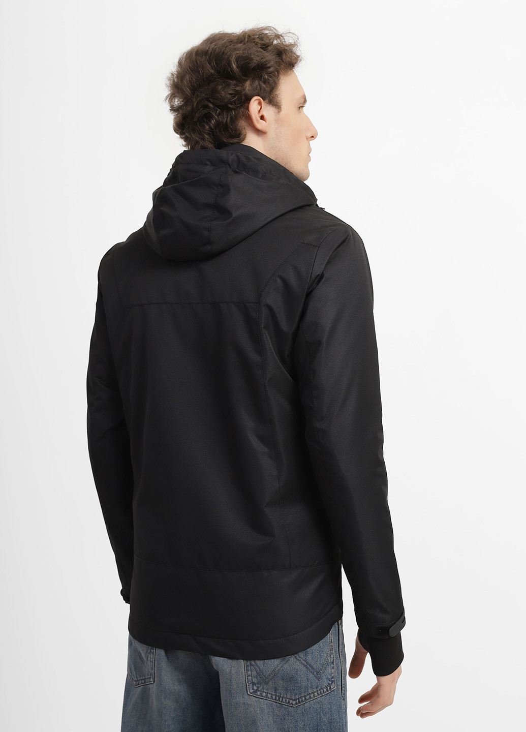 Чорна демісезонна куртка Braska V-1/301