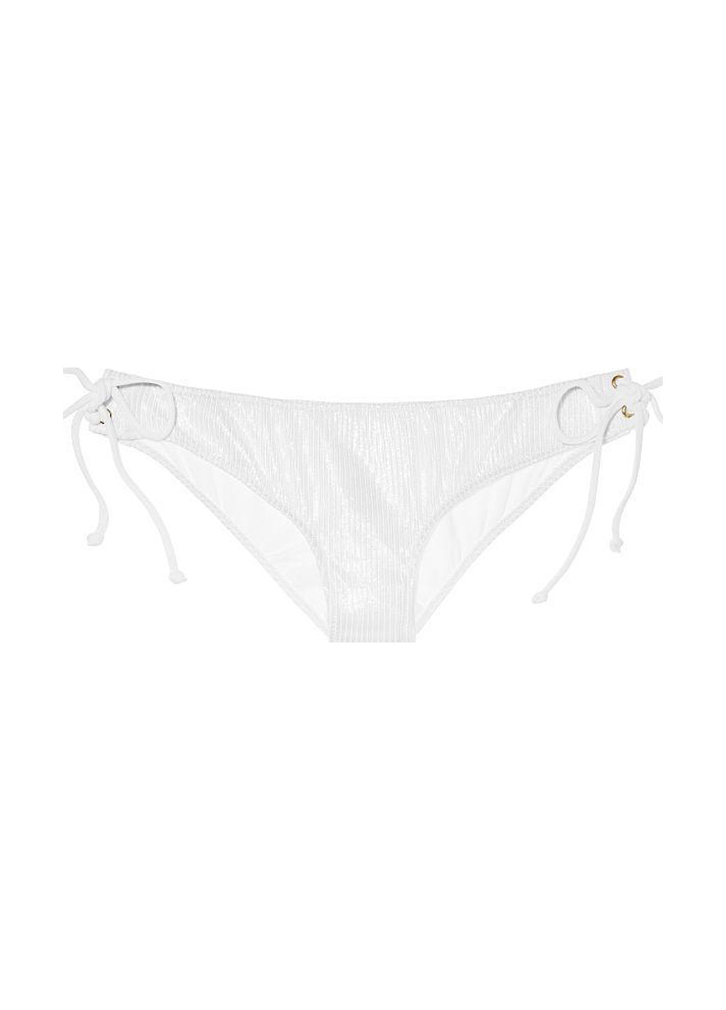 Белые купальные трусики-плавки меланжевые Victoria's Secret
