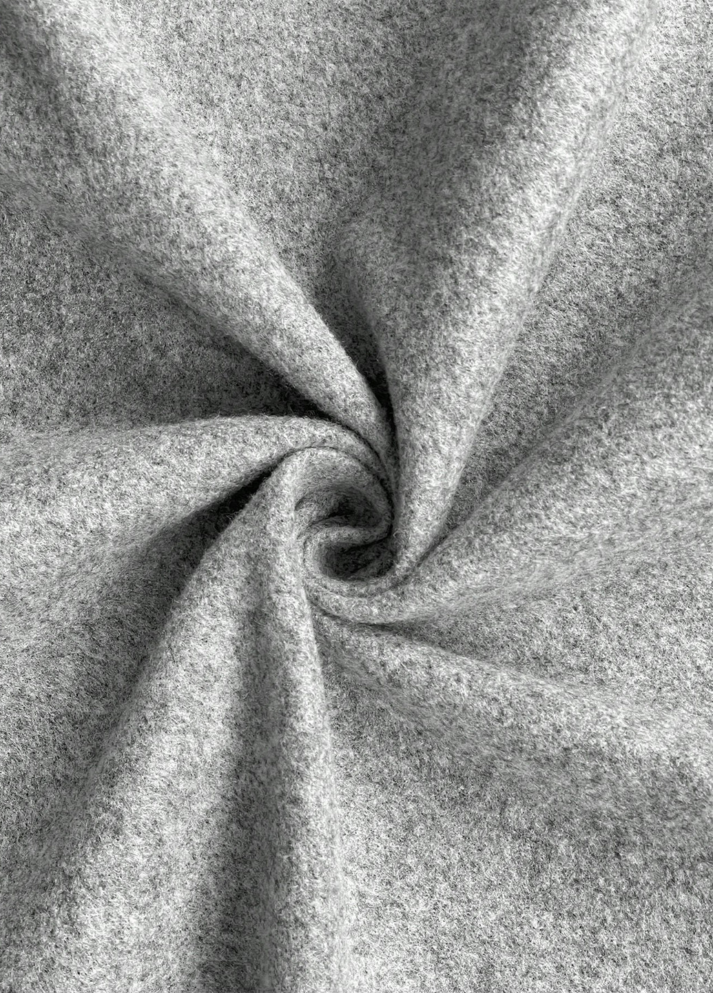 Светло-серое демисезонное Пальто двубортное SHEIN