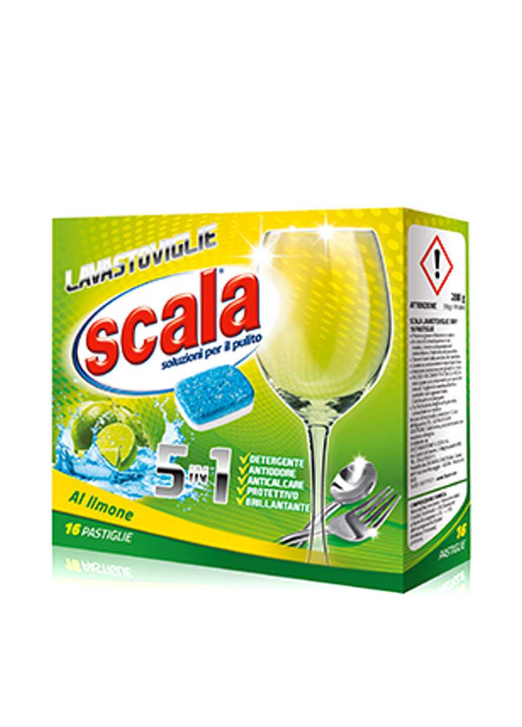 Таблетки для посудомийної машини, 16 шт Scala (32193430)
