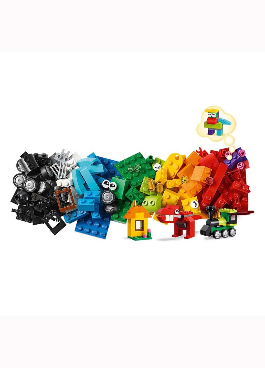 Конструктор LEGO Classic Кубики и идеи 123 детали (158429010)