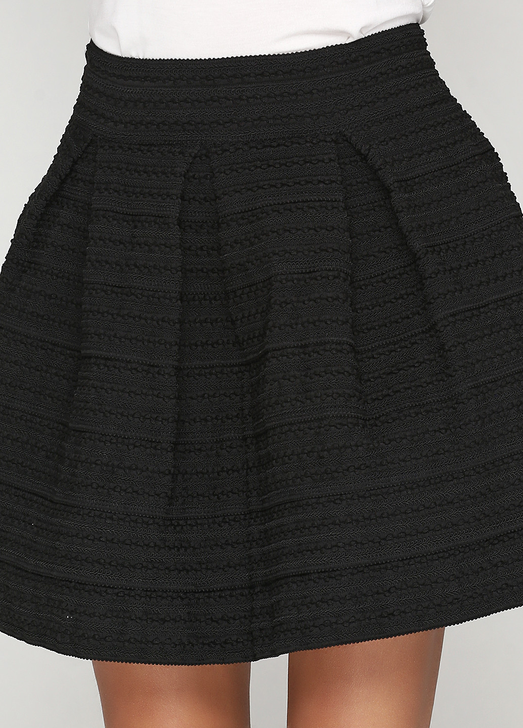 Черная кэжуал однотонная юбка Dina be by Francesca's мини