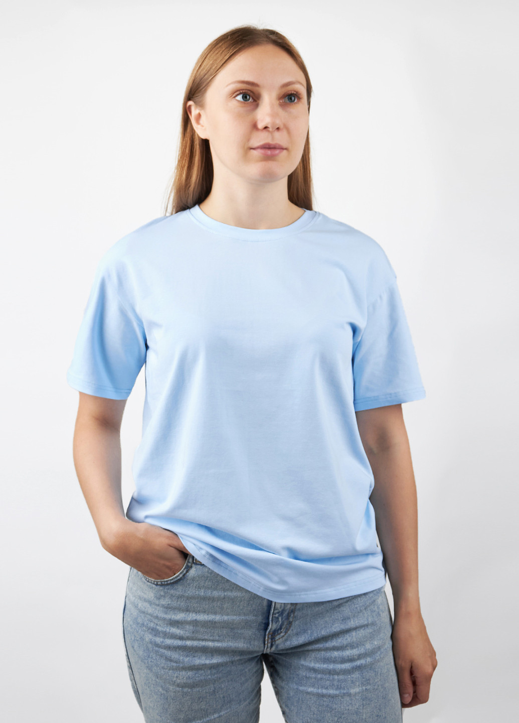 Голубая всесезон футболка Garnamama