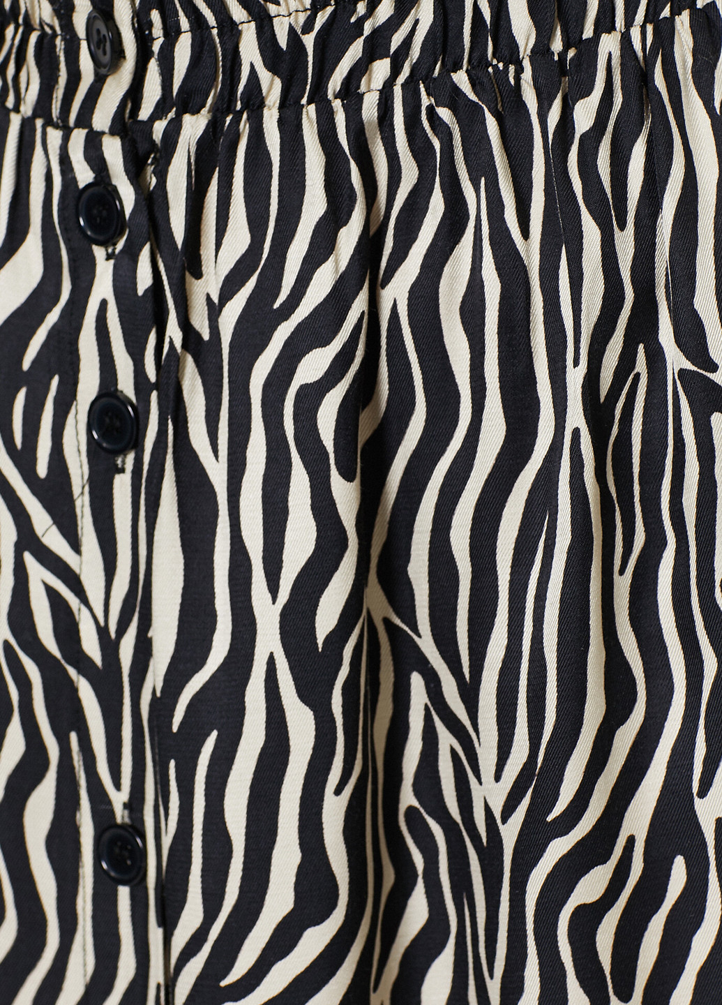 Черно-белая кэжуал с абстрактным узором юбка KOTON