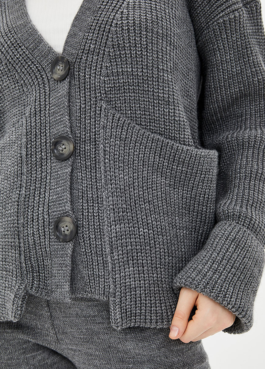 Костюм (кофта, брюки) Sewel брючный меланж серый кэжуал акрил