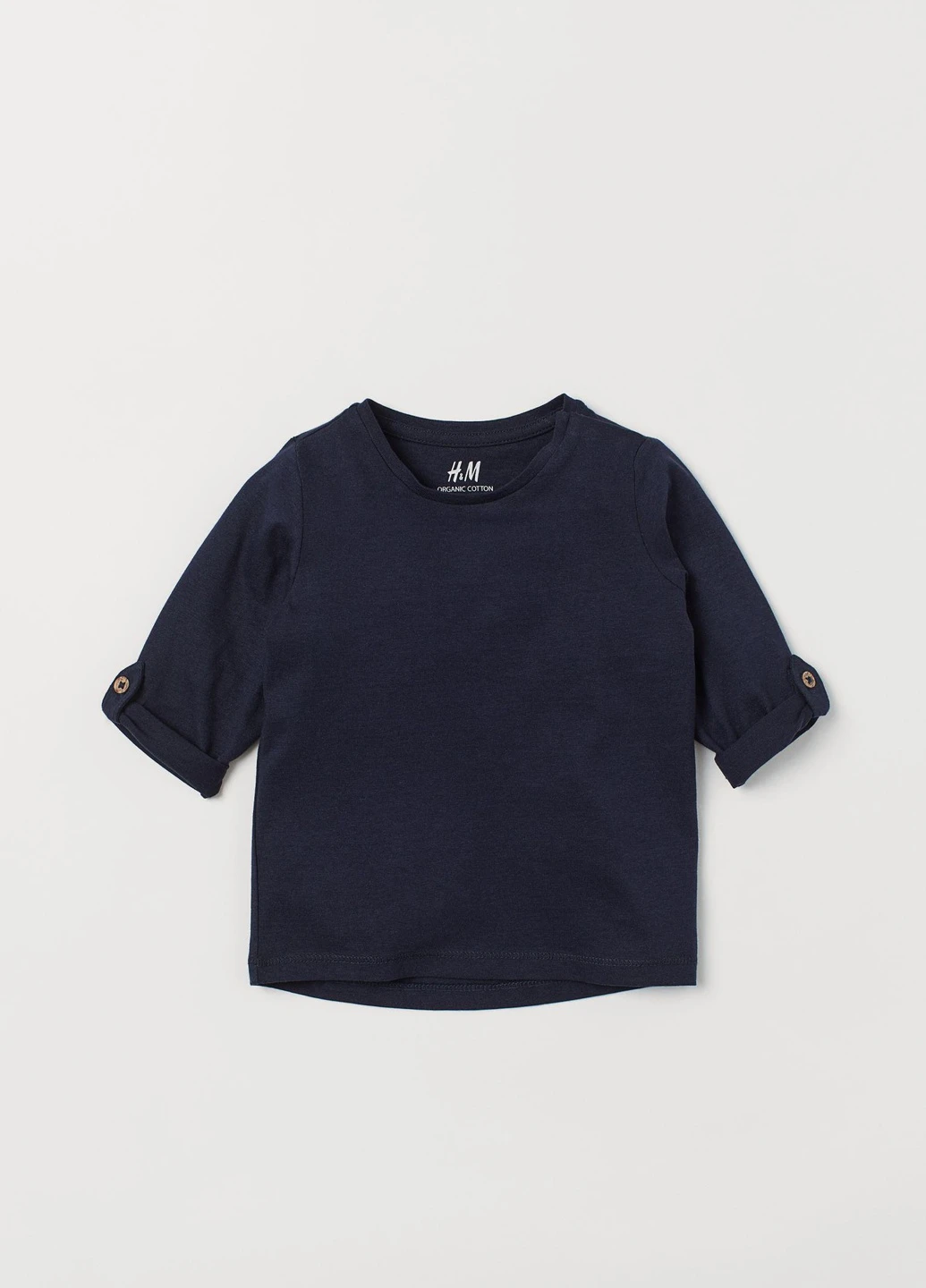 Лонгслів,темно-синій, H&M (254866055)