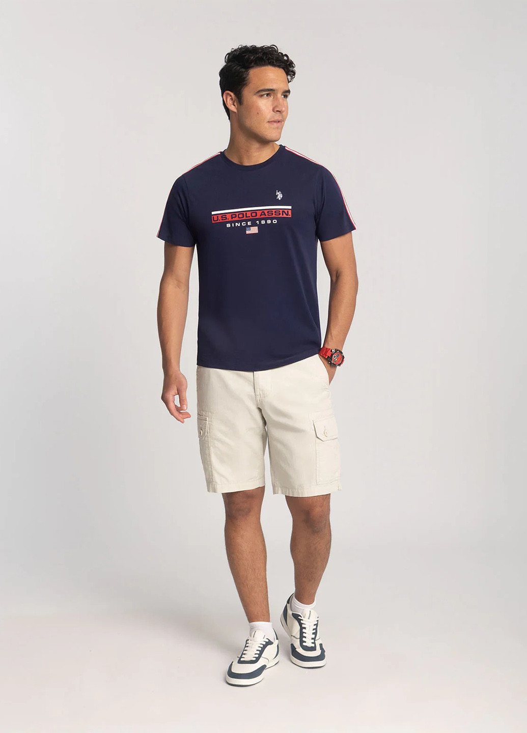 Синяя футболка U.S. Polo Assn.