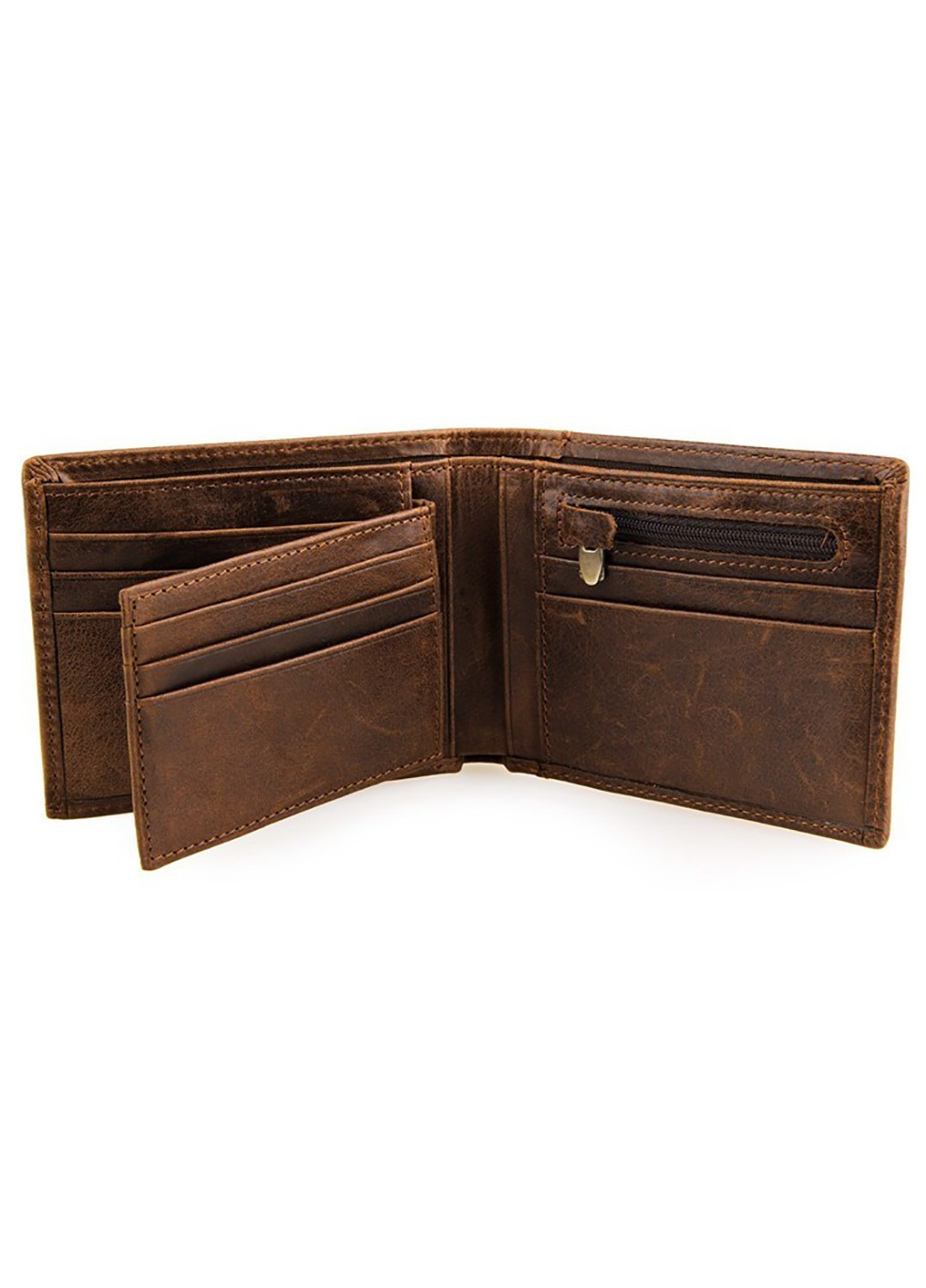 Мужской кожаный кошелек 12х9,5 см Vintage (229460298)