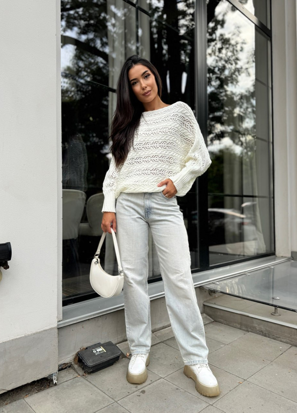 Молочний демісезонний джемпер джемпер No Brand