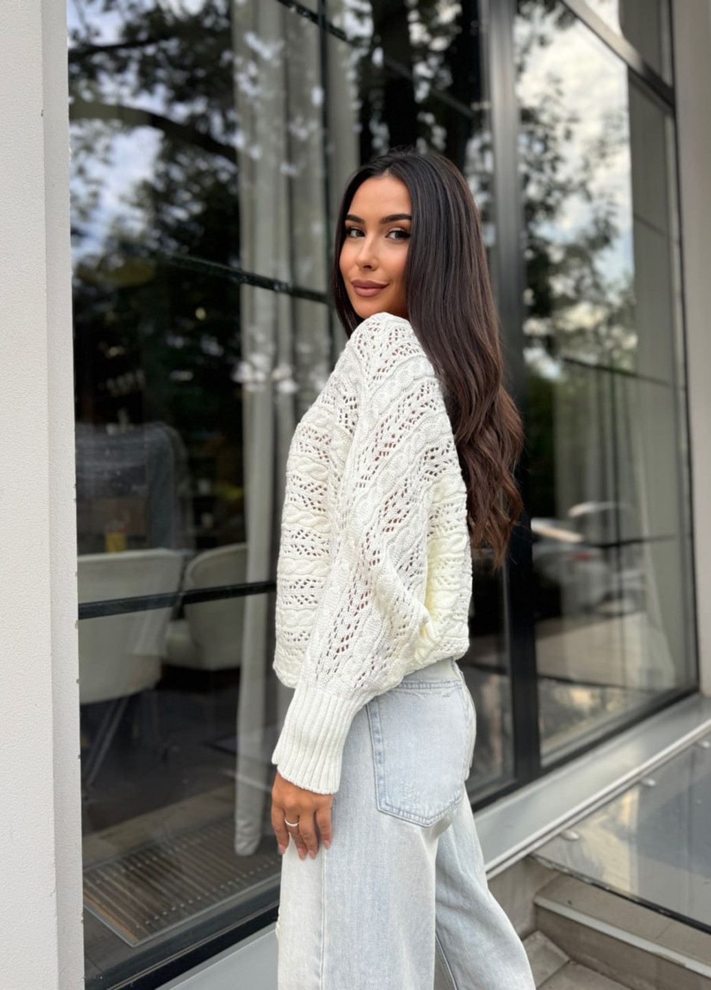 Молочний демісезонний джемпер джемпер No Brand