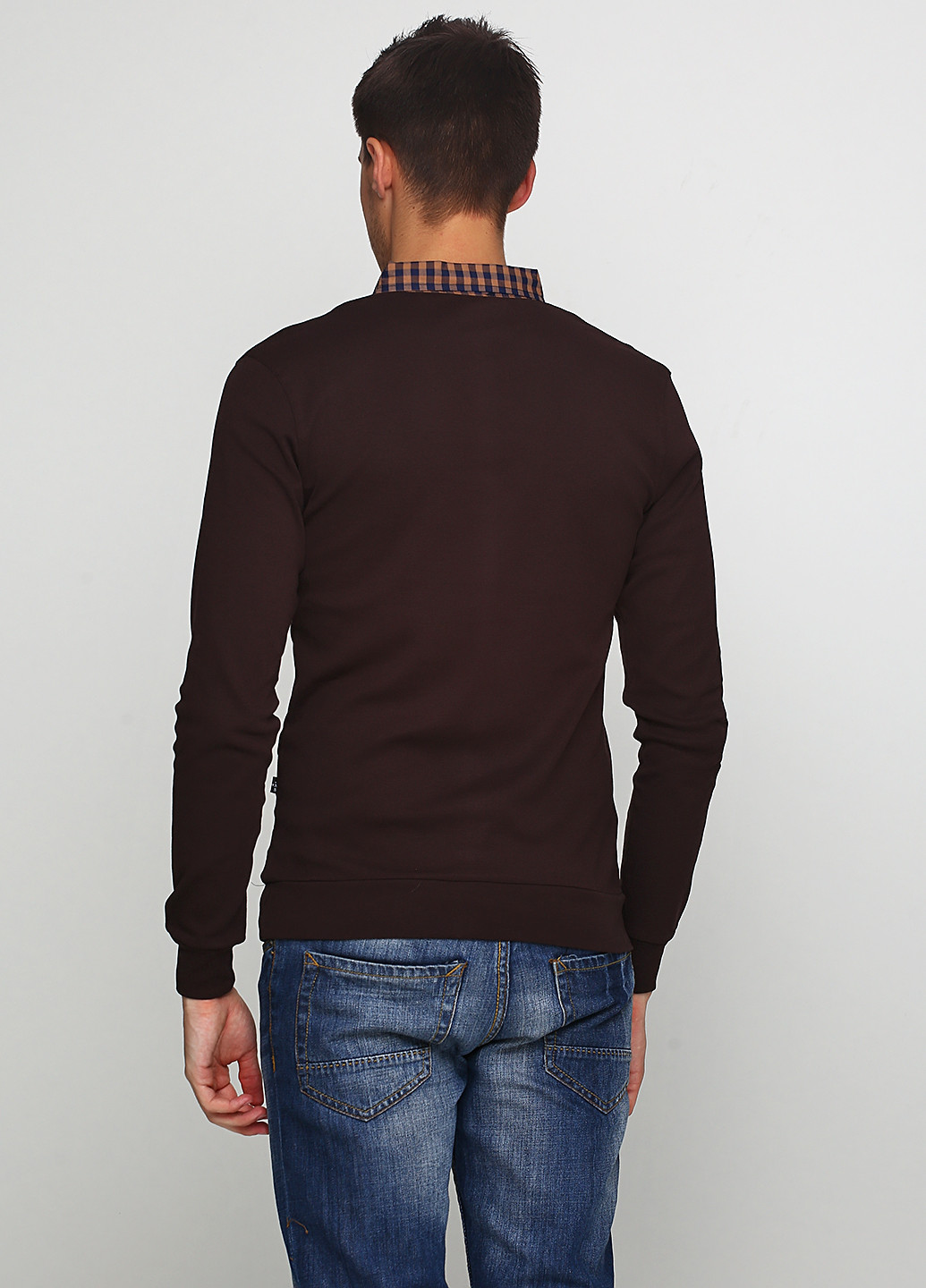Коричневый демисезонный пуловер пуловер MSY