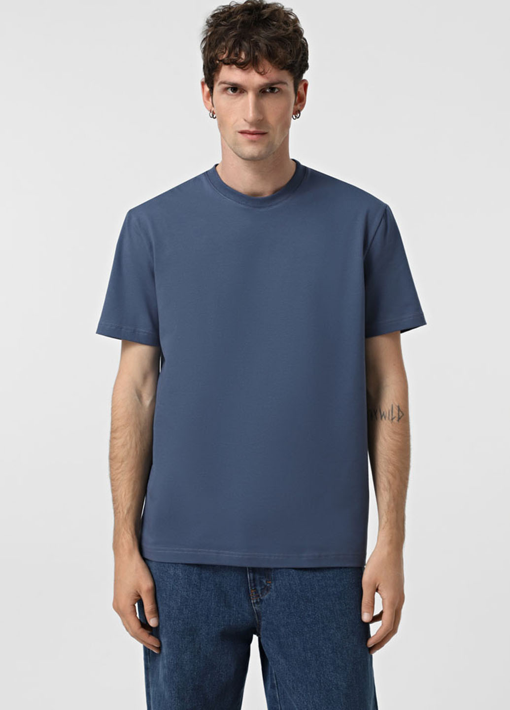 Сіро-синя футболка Promin
