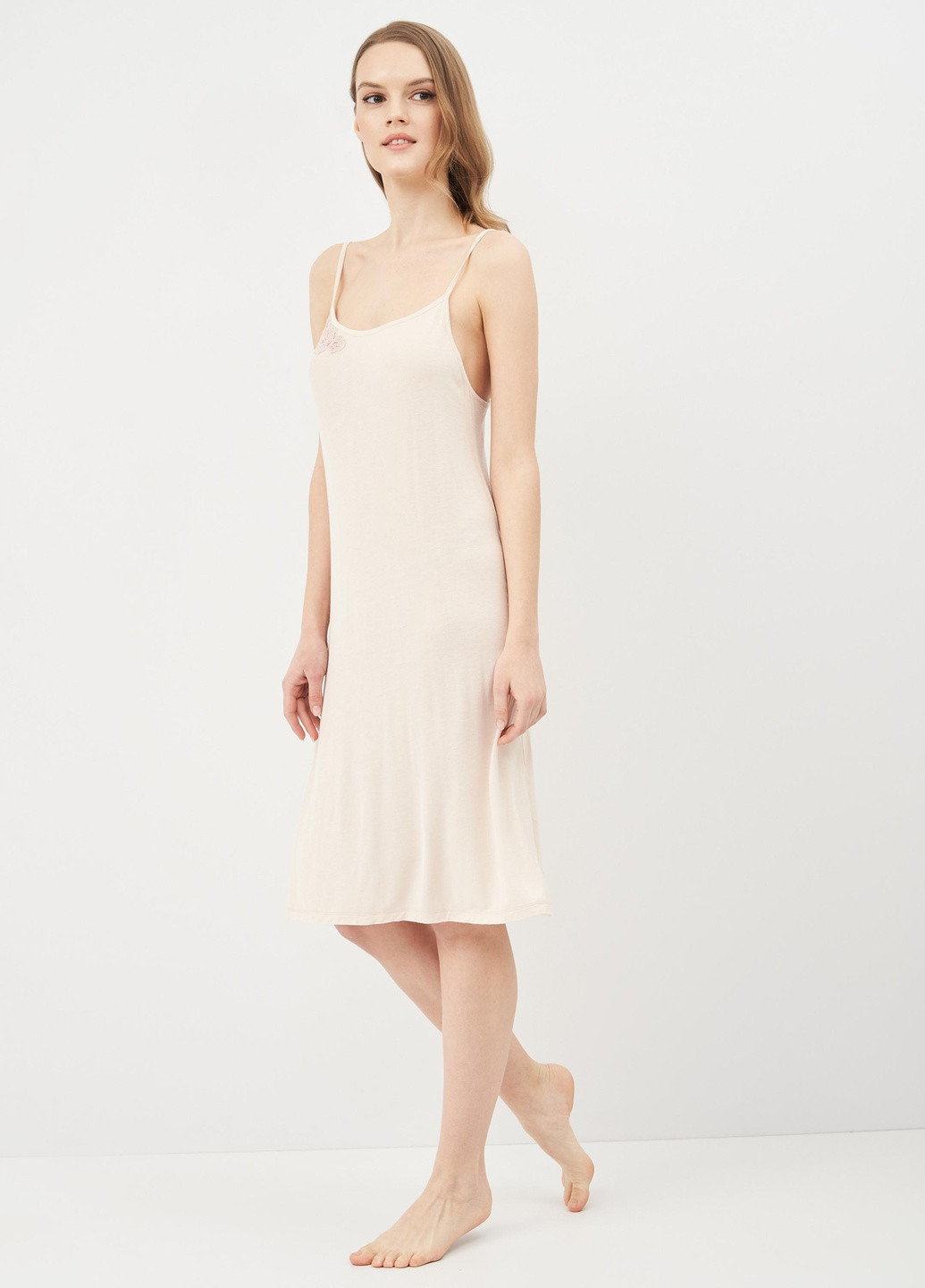 Нічна сорочка жіноча XXL айворі 03119 Effetto (254797185)