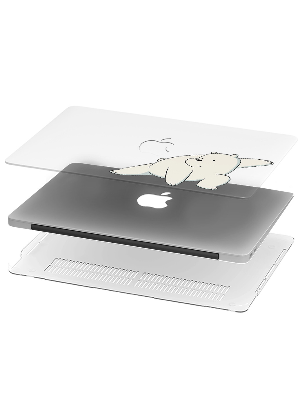 Чохол пластиковий для Apple MacBook Pro 13 A1278 Вся правда про ведмедів (We Bare bears) (6347-1775) MobiPrint (218539124)