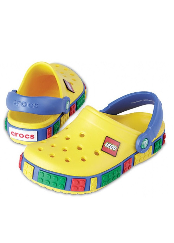Дитячі Жовті сабо Crocs lego kids (239342837)
