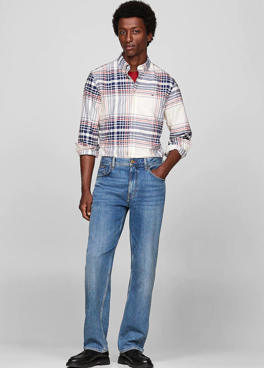 Цветная кэжуал рубашка в клетку Tommy Hilfiger