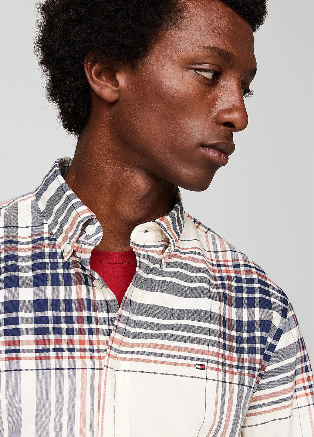 Цветная кэжуал рубашка в клетку Tommy Hilfiger