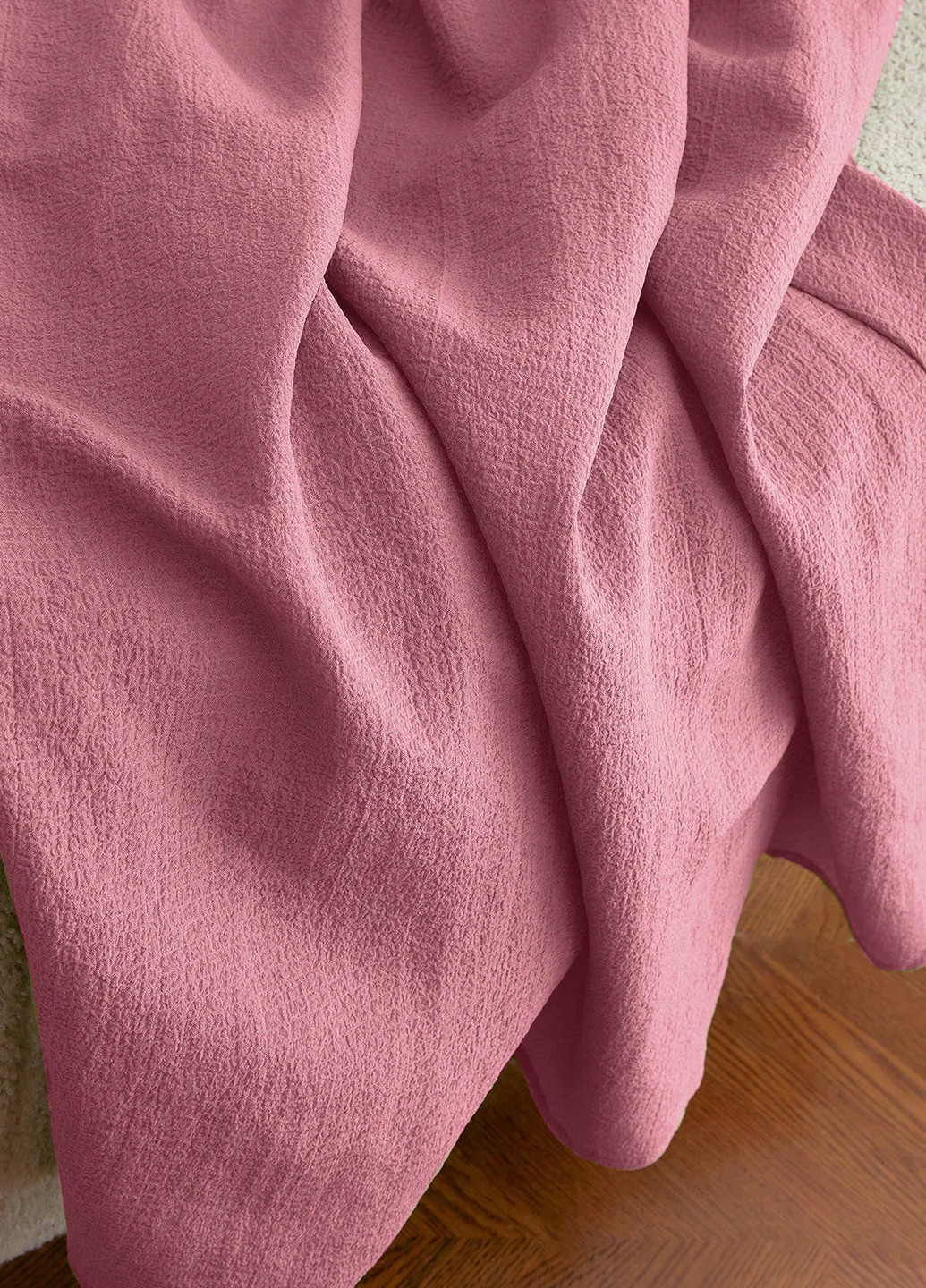 Розовое кэжуал, коктейльное платье клеш, на одно плечо SHEIN однотонное