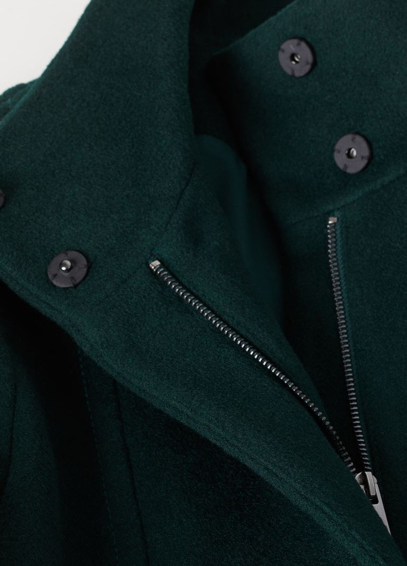Зеленое зимнее Пальто H&M