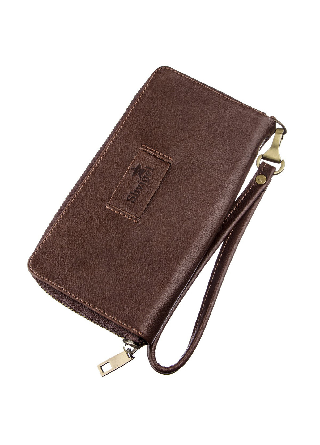 Мужской кожаный клатч 19х10х2,5 см Shvigel (229460892)