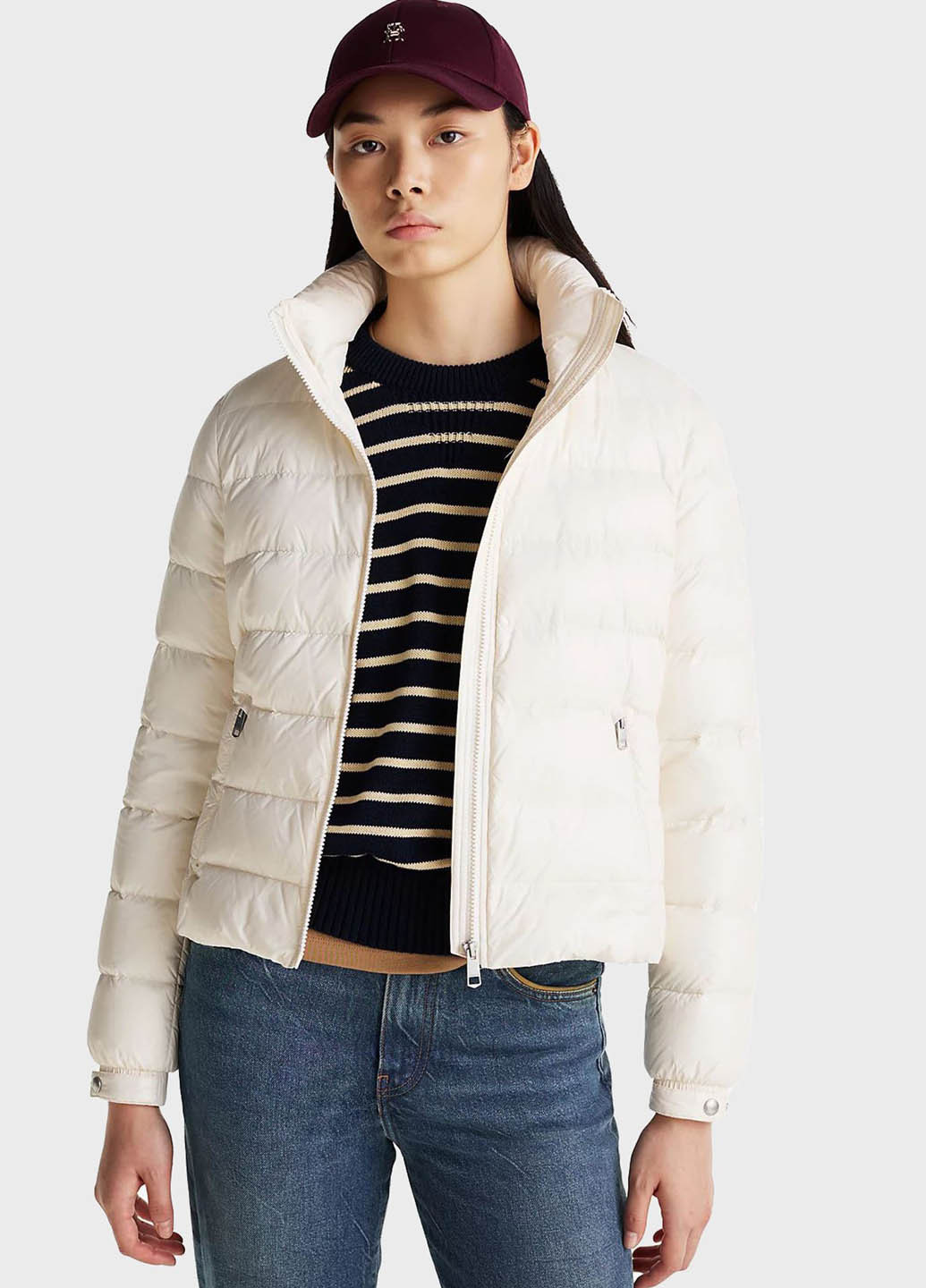 Жемчужная демисезонная куртка Tommy Hilfiger