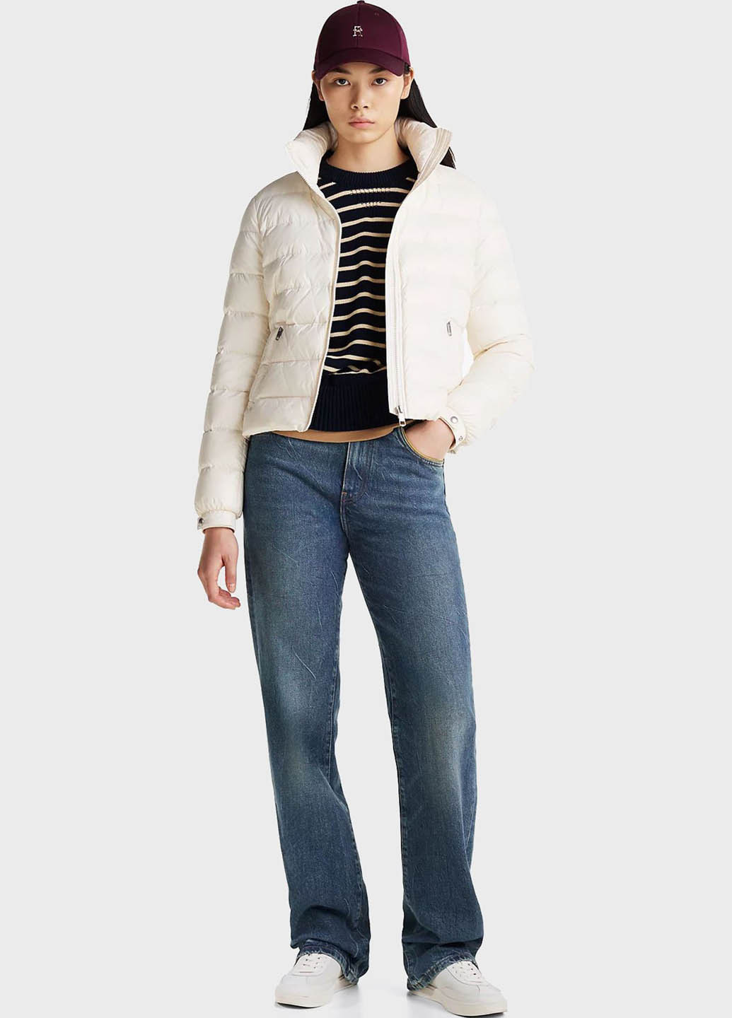 Жемчужная демисезонная куртка Tommy Hilfiger