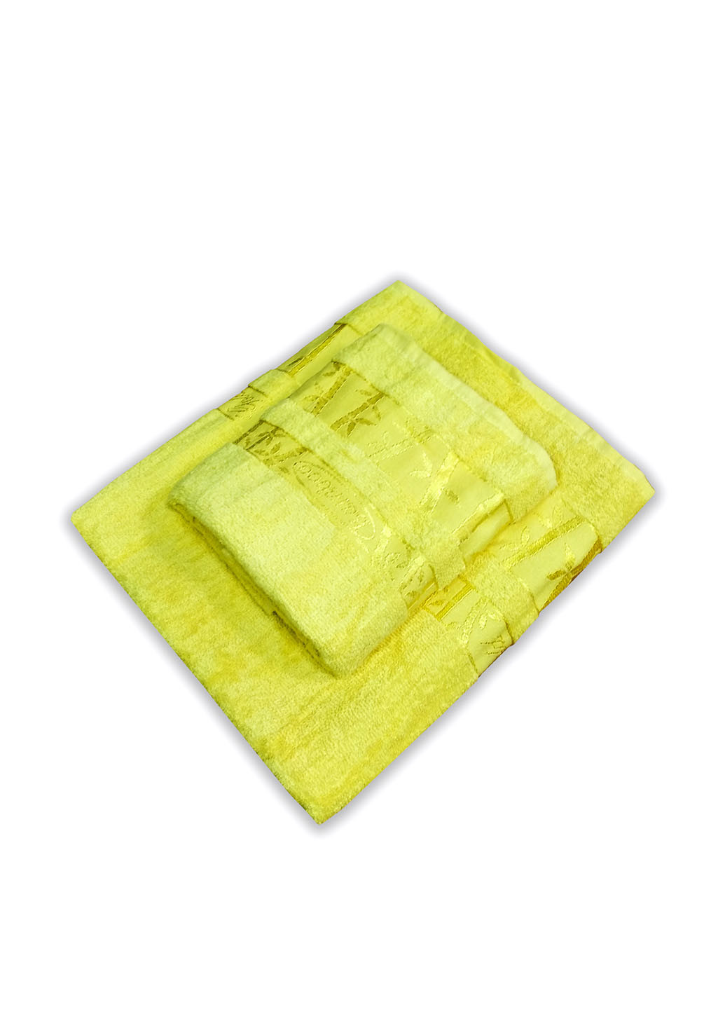 No Brand полотенце, 70х140 см рисунок желтый производство - Турция