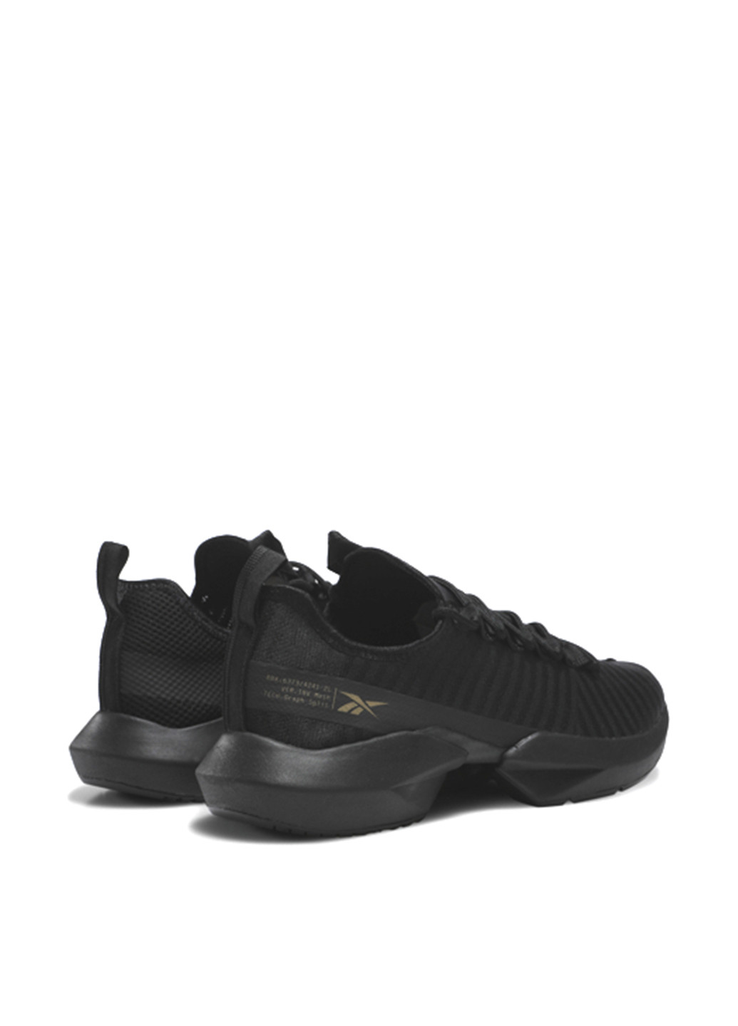 Черные всесезонные кроссовки Reebok SOLE FURY BLACK/MAGOLD/BLACK_RUNNING