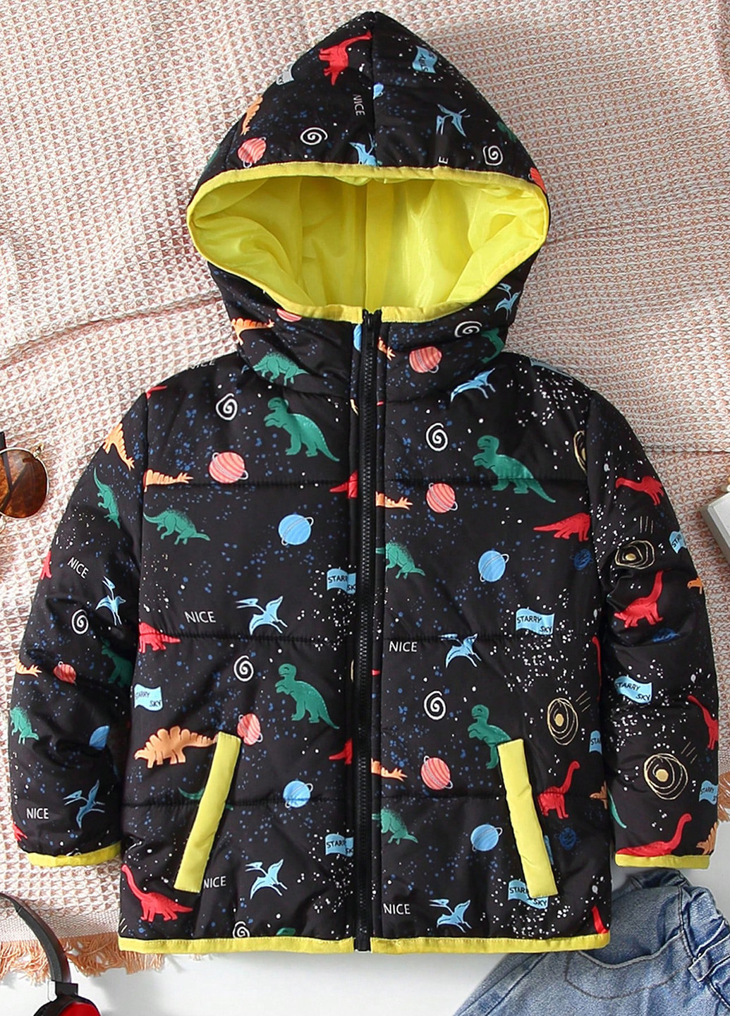 Чорна демісезонна куртка SHEIN