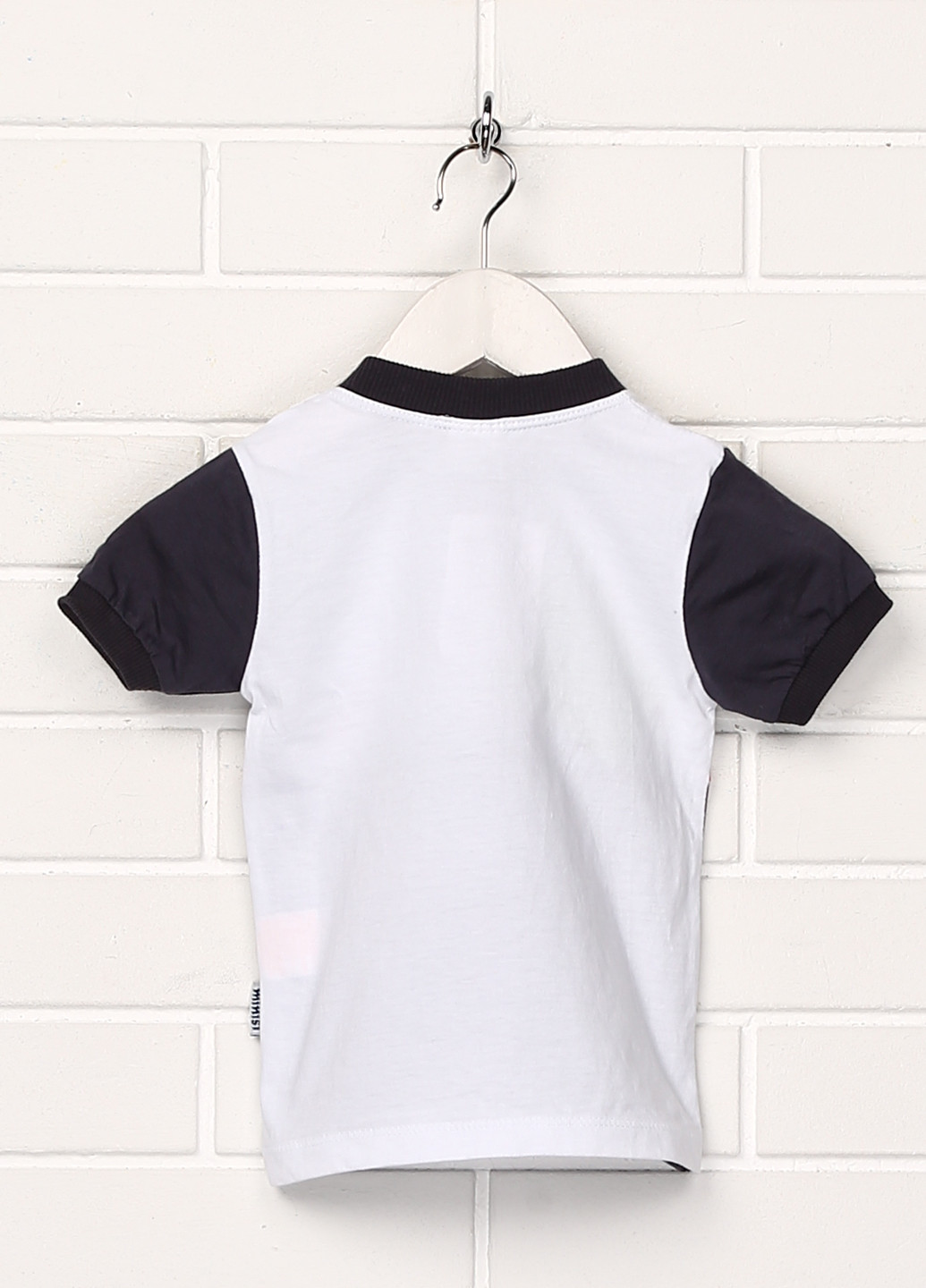 Темно-серая летняя футболка с коротким рукавом MINISI