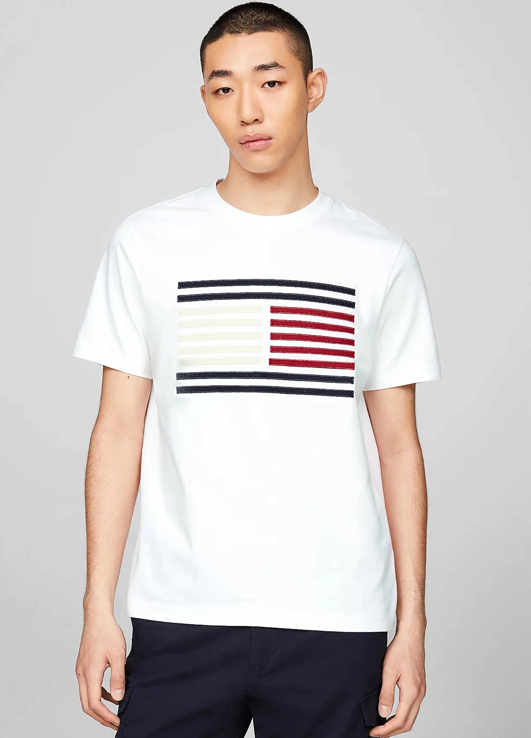 Біла футболка Tommy Hilfiger