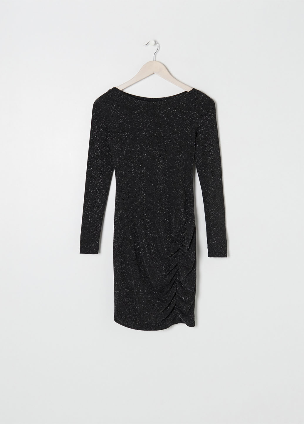 Чорна коктейльна, кежуал сукня Sinsay однотонна