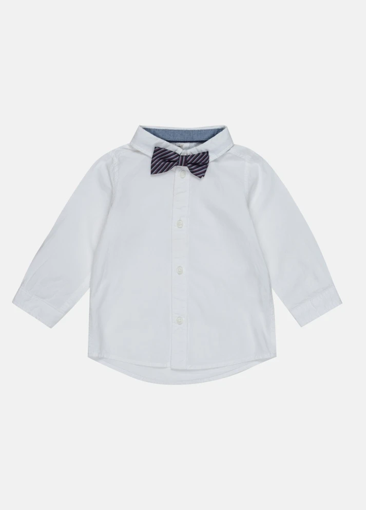 Белая кэжуал рубашка H&M