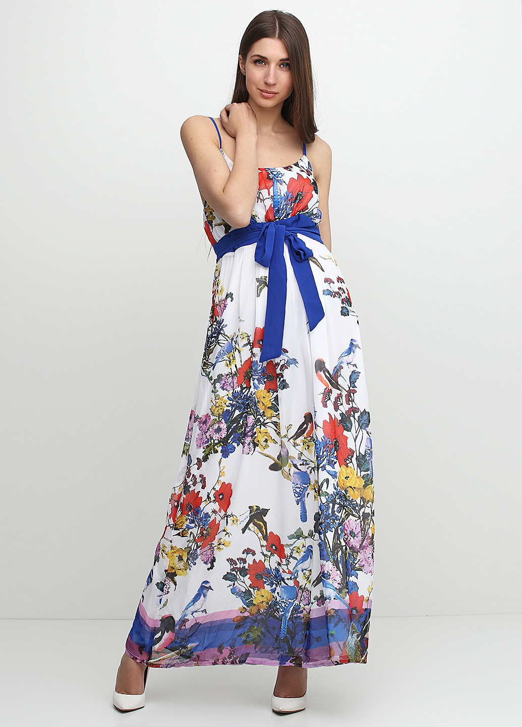 Комбинированное кэжуал платье Uttam Boutique с цветочным принтом