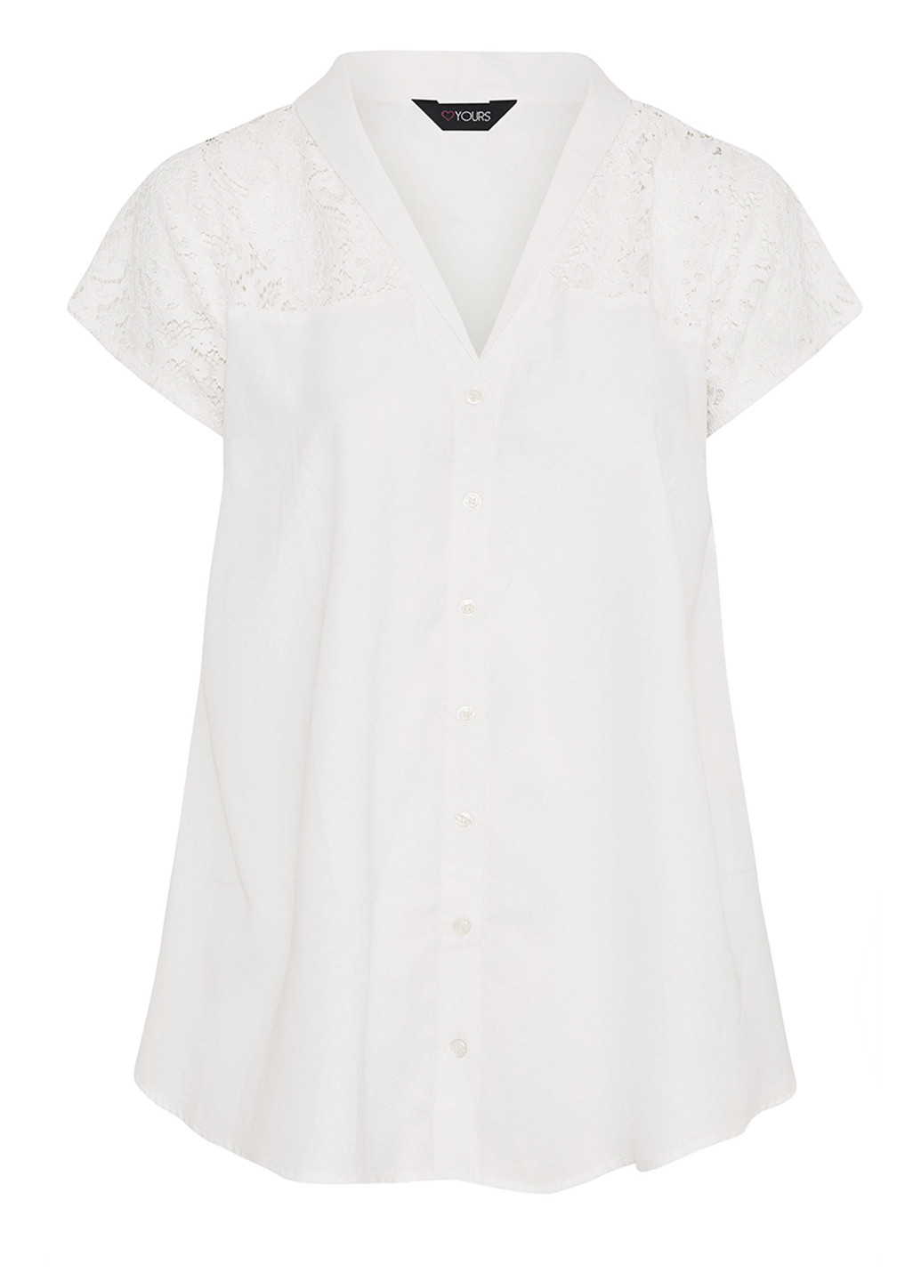 Белая летняя блуза Yours Clothing